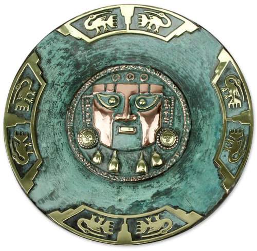 Lambayeque Copper Decorative Plate