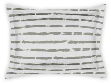 Designs Direct Brush Strokes Standard Pillow Sham in Taupe