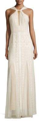 Lace Halter Gown