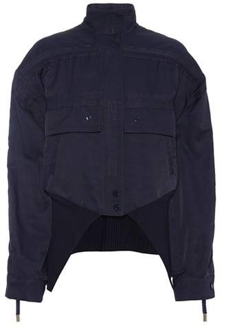 Jacke mit Baumwolle und Leinen