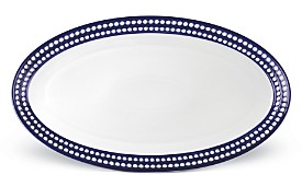 Perlee Bleu Oval Platter, Large