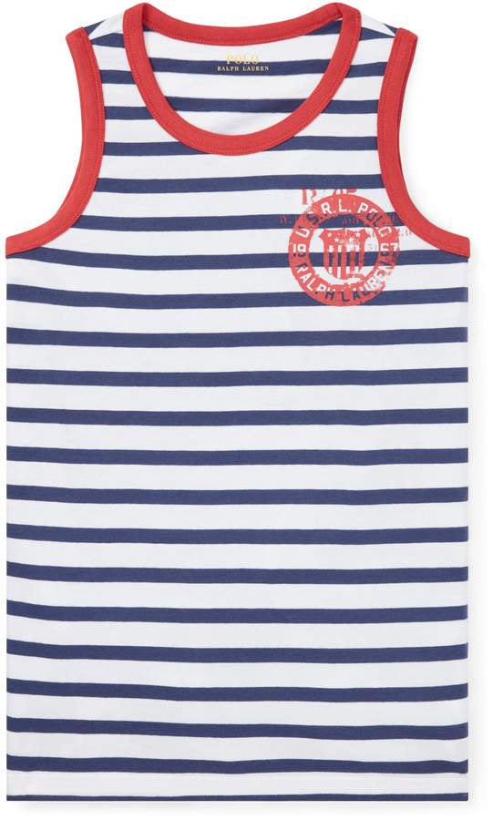 Cotton Jersey Graphic Tank Top
