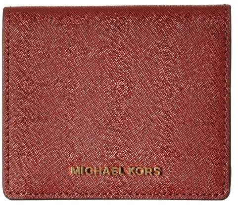 Michael Kors MICHAEL Jet Set Card Holder - BRICK - STYLE