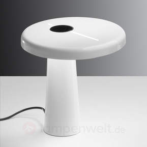 Trendige LED-Tischleuchte Hoop in Weiß