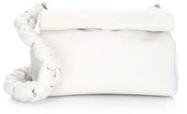 Michael Kors Kiki Leather Shoulder Bag - OPTIC WHITE - STYLE