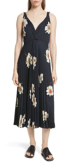 Gardenia Floral Midi Dress