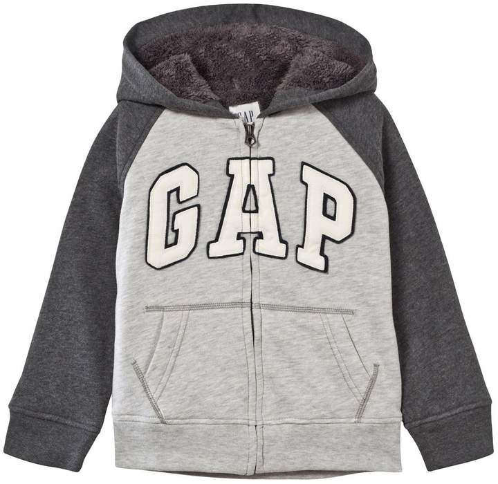Grey Raglan Cozy Hoodie