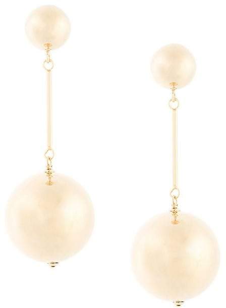 Ohrringe mit großer Kugel