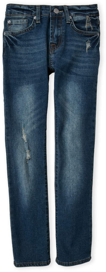 Boys 8-20) Slimmy Distressed Jeans