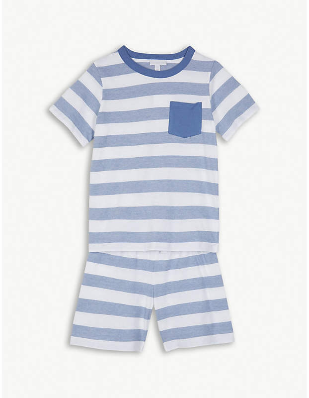 The Little White Company Breton stripe cotton pyjamas 1-6 years