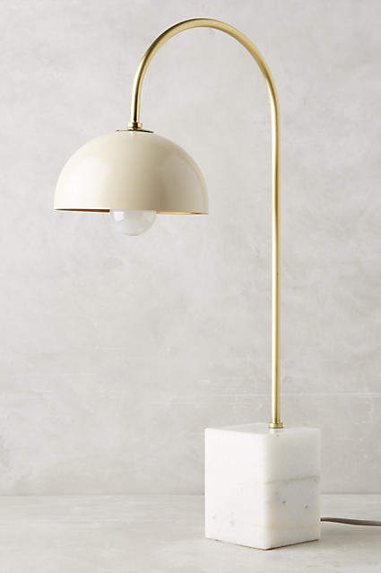 Anthropologie Winding Course Table Lamp