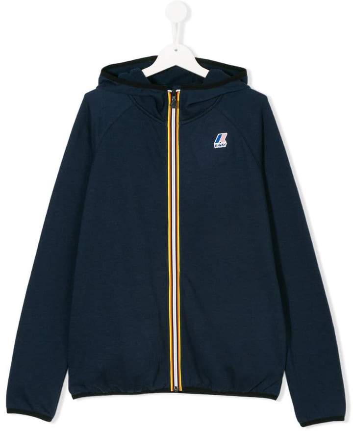 K Way Kids hooded zipped jacket