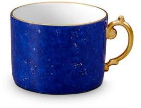 Lapis-Look Limoges Porcelain & 24K Gold Tea Cup