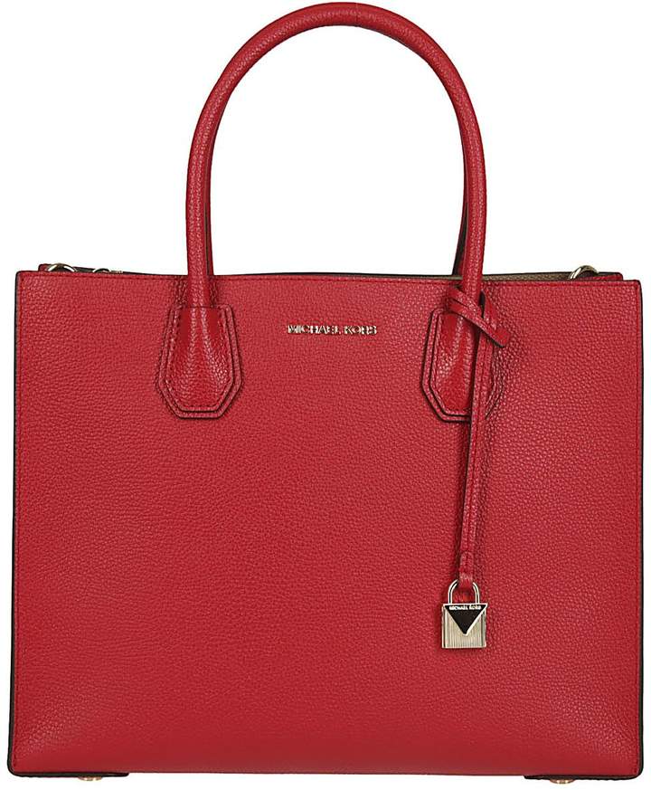 Michael Kors Michael Logo Large Tote - RED - STYLE