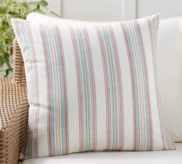 Lance Multi Stripe Indoor/Outdoor Pillow