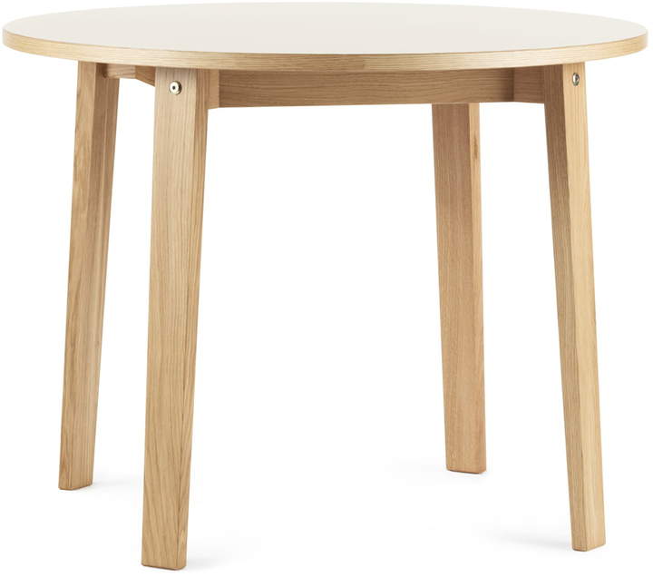 Normann Copenhagen - Slice Tisch, Ø 95 cm / creme