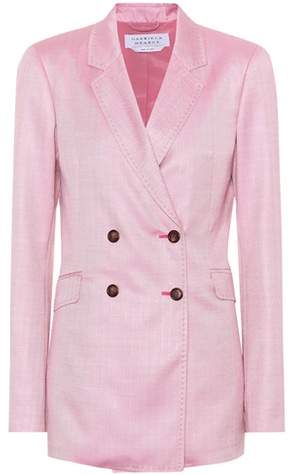 Gabriela Hearst Blazer Miles aus Seide und Wolle