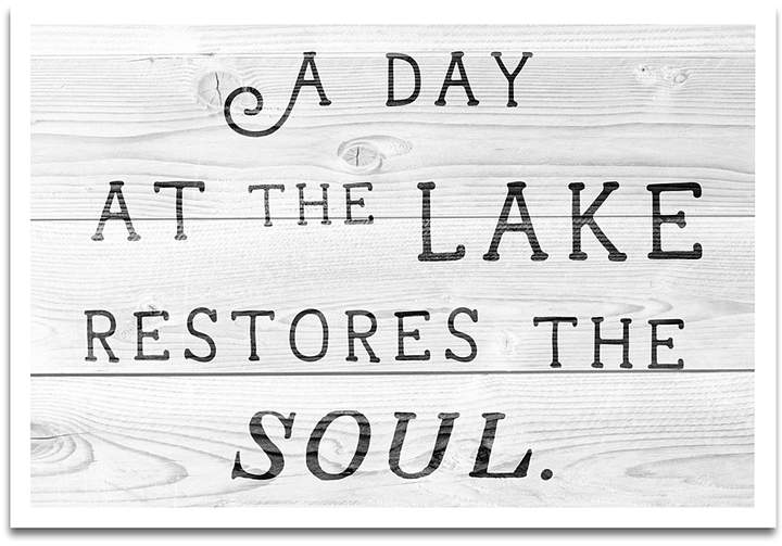'A Day At The Lake' Print