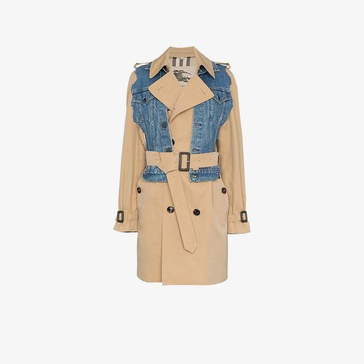 Tiger In The Rain Layered Cotton Trench Coat