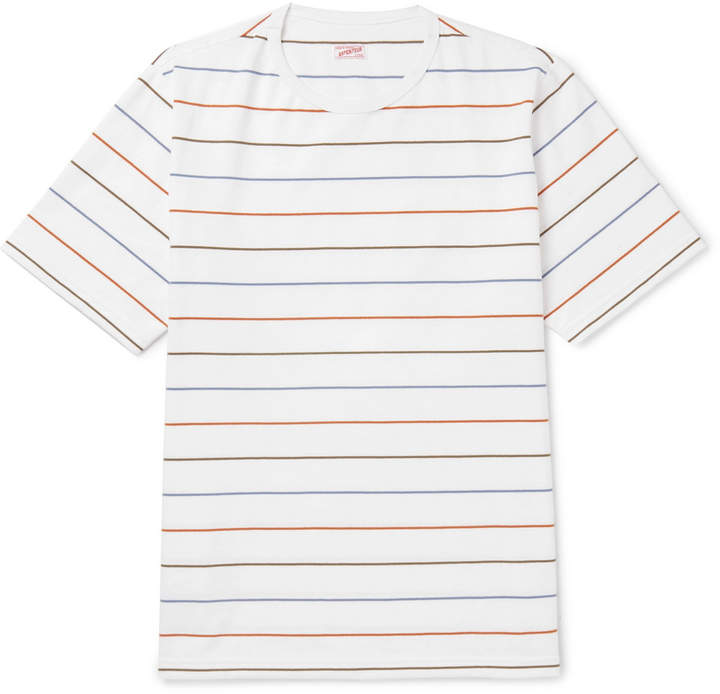 Arpenteur Oversized Striped Cotton T-Shirt