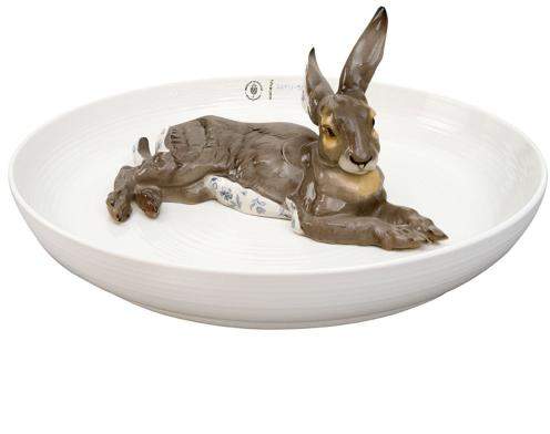 Schale mit Hase von Nymphenburg