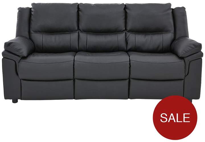 Albion Luxury Faux Leather 3 Seater Sofa