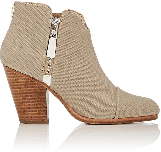 Canvas Ankle Boots