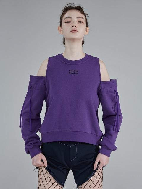 Purple Drawing Sweatshirt Purple