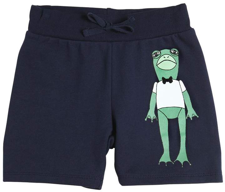 Frog Print Organic Cotton Sweat Shorts