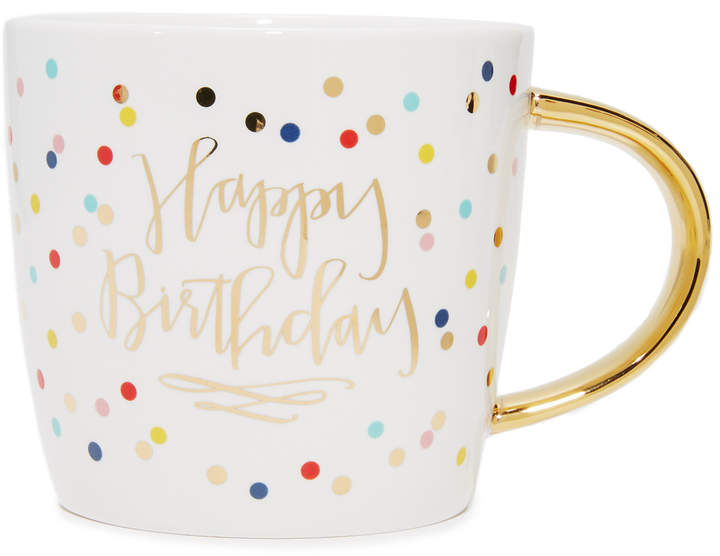 Slant Collections Happy Birthday Coffee Mug