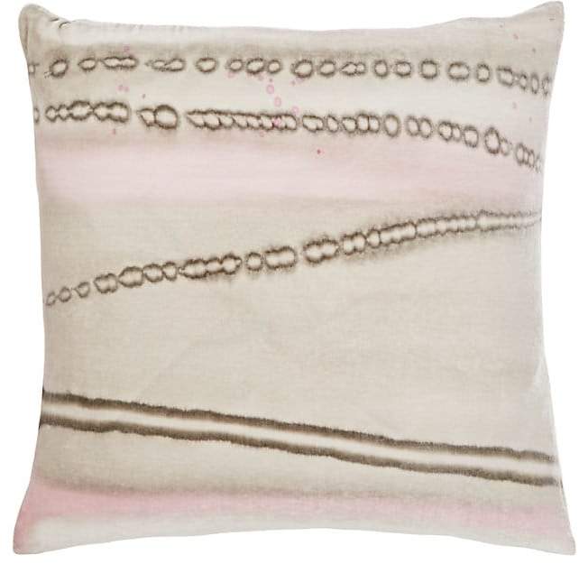 Abstract-Striped Velvet Pillow