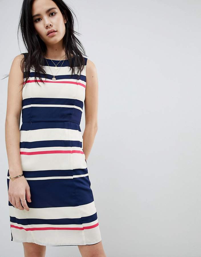 – Eliza – Gestreiftes Etuikleid