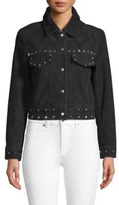 Wynona Embellished Leather Jacket