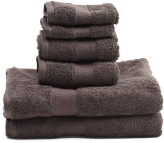 Made In India 6pc Organic Cotton Towel Set