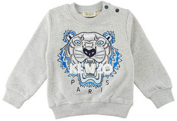 Tiger Embroidered Sweater, Size 12-18 Months