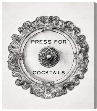 Press for Cocktails Canvas Wall Art