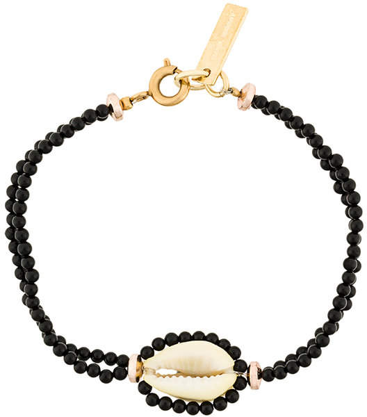 shell and bead bracelet