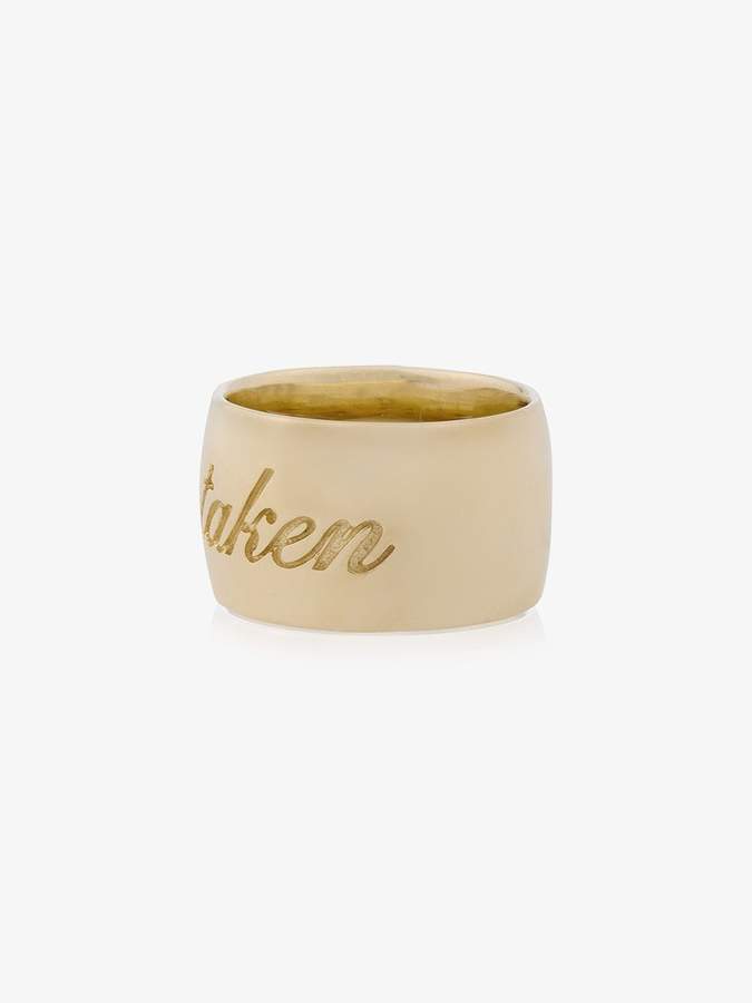 Established 14kt yellow gold Taken ring