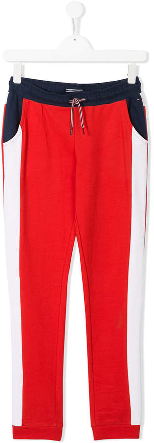Tommy Hilfiger Junior TEEN tricolour track pants