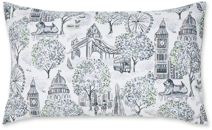 London Toile Set of 2 Pillow Cases