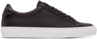 Givenchy Black Leather Knot Low-Top Sneakers