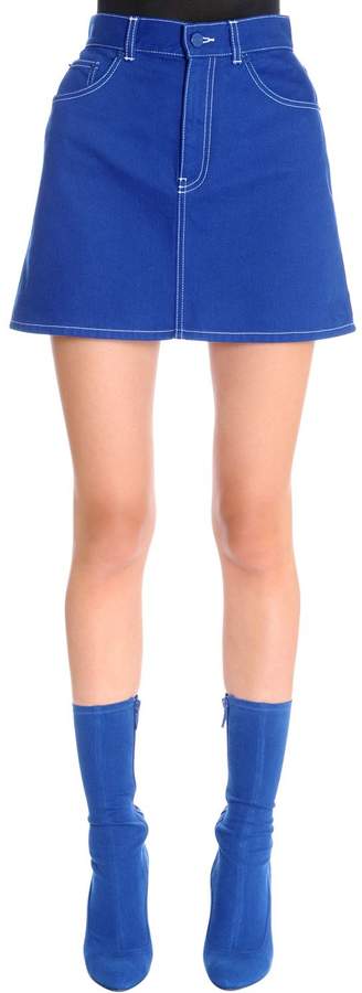 Miniroclk Aus Baumwolldenim Mit Logodetail