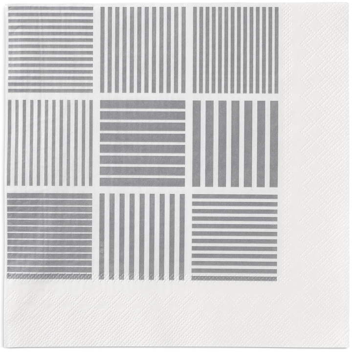 Rosendahl - Nanna Ditzel Papierservietten, Weiß / grau