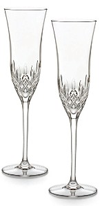 Lismore Essence Boxed Champagne Flutes, Set of 2