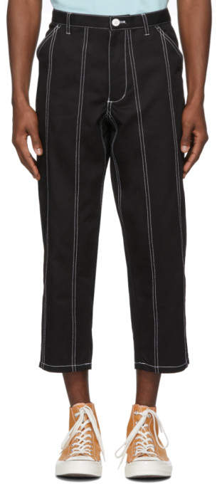 Black Drill Trousers