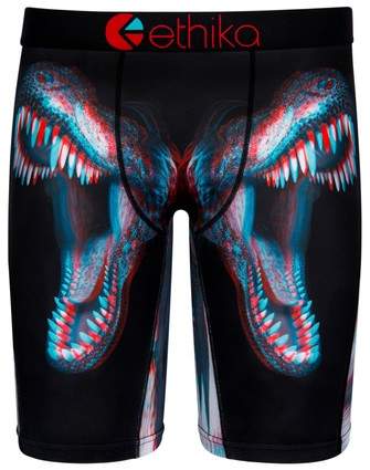 Tyrant 3D Dino Stretch Boxer Briefs with 3D Glasses