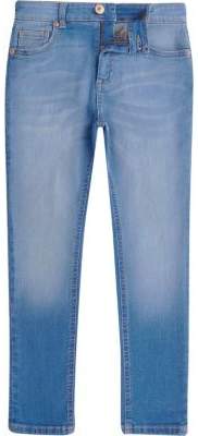 Boys blue Sid faded skinny jeans