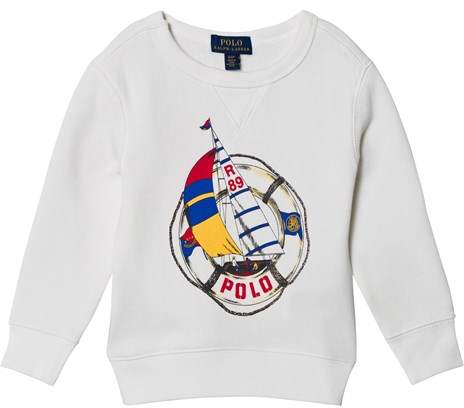 White Regatta Ship Logo Sweatshirt
