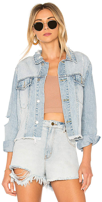 ROLLA'S Cropped Slouch Jacket.