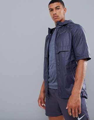 nike shield short sleeve jacket